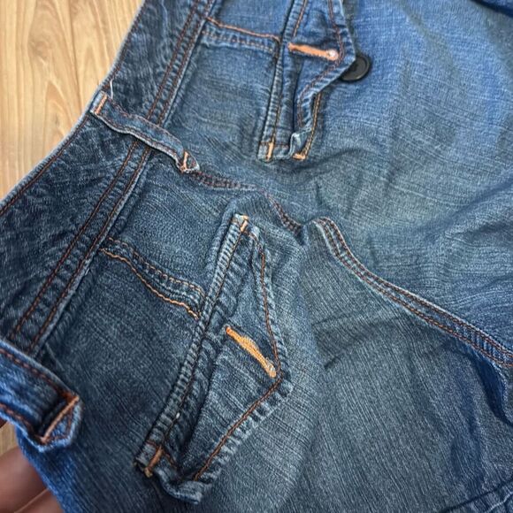 Vintage Ralph Lauren Polo Denim Jean Pleated Front Shorts Womens Size 6 100% Cot - Picture 9 of 9